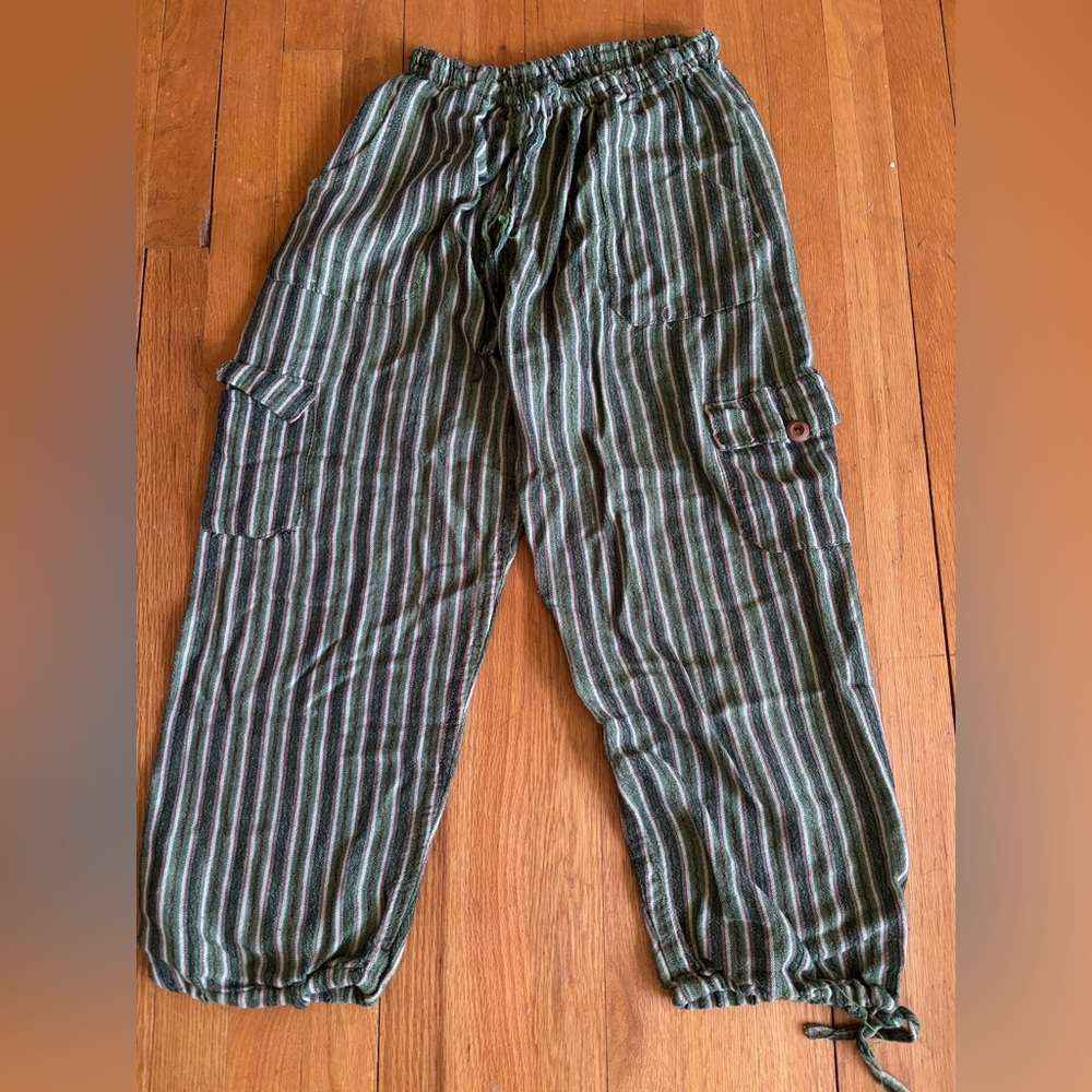 Striped Casual 
 Pants